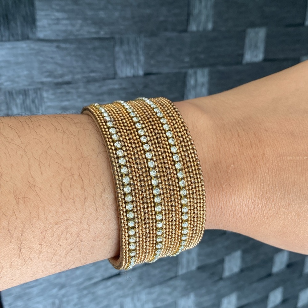 Gold Omega Bracelet